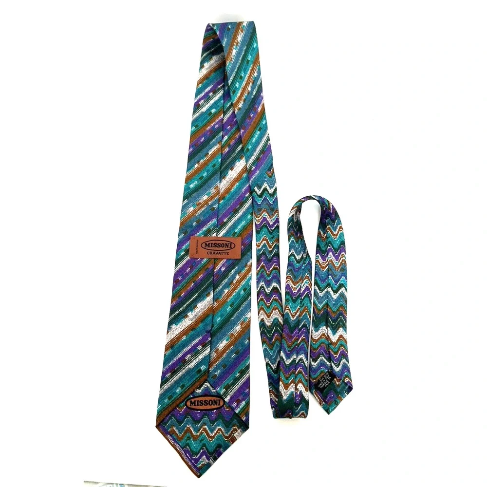 MISSONI CRAVATTE MEN'S SILK TIE NWOT